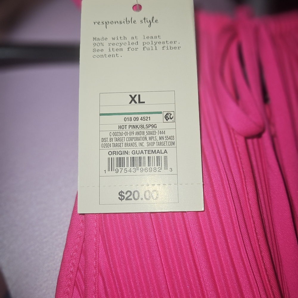 Target Hot Pink Backless Women’s Dress - XL